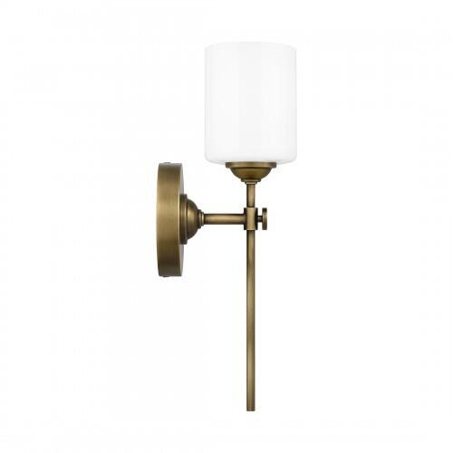 Quoizel ARI8605WS Aria Wall 1 light weathered brass Wall Sconce