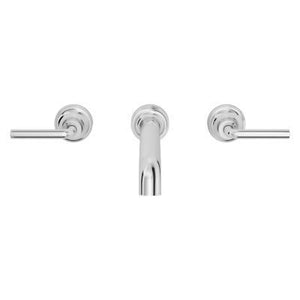 Pfister Polished Chrome 2-handle Wall Mount Bathroom Faucet LG49-TNT2C