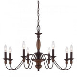 Quoizel HK5008TC Holbrook Chandelier tuscan brown  8lts Chandelier