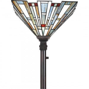 Quoizel TFMK9471VA Maybeck Torchiere tiffany 1 light valiant bronze Floor Lamp