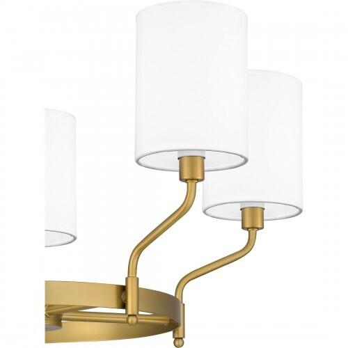 Quoizel PKN5025AB Parkington Chandelier 5 lights aged brass Chandelier