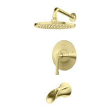 Pfister Brushed Gold 1-handle Tub & Shower Trim