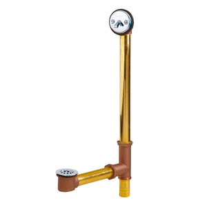 Gerber G00N1813 Chrome Classics Trip Lever Drain for Roman Tub