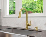 Pfister Brushed Gold Kitchen Soap Dispenser