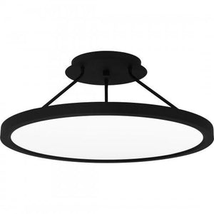 Quoizel OST1820EK Outskirts Semi flush led light earth black Semi-Flush Mount