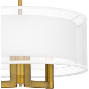 Quoizel QSF5576AB Quoizel Semi-Flush Mount Semi flush 3 lights aged brass Semi-Flush Mount