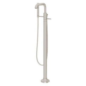 Pfister Brushed Nickel 2-handle Tub Filler With Hand Shower LG6-1TNTK
