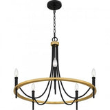 Quoizel LGR5026MBK Legare Chandelier 5 lights matte black Chandelier