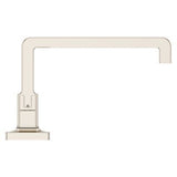 Verve 2-Handle 8 in. - 15 in. Widespread Bathroom Faucet without Handles with Ribbon Spout in Polished Nickel