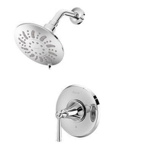 Saxton 1-Handle Shower Only Trim in Polished Chrome