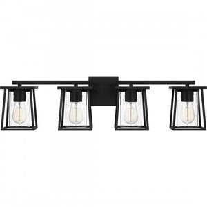 Quoizel LDG8633MBK Lodge Bath 4 light matte black Bath