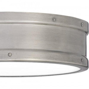 Quoizel QF5224AP Ahoy Flush mount led light antique polished n Flush Mount