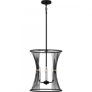 Quoizel LEI2816MBK Leiland Pendant 4 lights matte black. Pendant