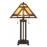 Quoizel TF2095TRS Gibbons Table lamp tiffany russet Table Lamp