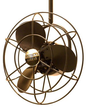 Matthews Fan BD-BZZT-MTL Bianca Direcional ceiling fan in Bronzette finish with metal blades.