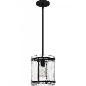Quoizel FTS1509EK Fortress Mini pendant 1 light earth black Mini Pendant