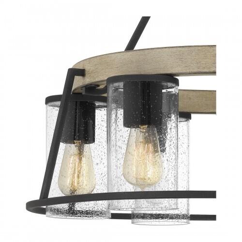 Quoizel BRT3525GK Brockton Outdoor chandelier 6 lights grey ash Chandelier