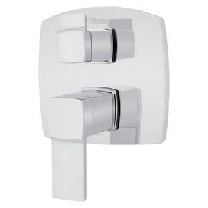Deckard Stacked Diverter Trim Kit in Polished Chrome