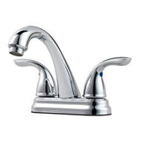 Pfirst Series 2-Handle 4" Centerset Bathroom Faucet in Polished Chrome