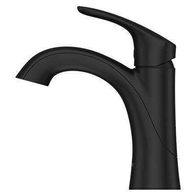 Pfister Matte Black Single Control Bathroom Faucet LG42-WR0B