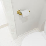 Verve Toilet Paper Holder in Brushed Gold