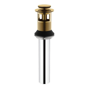 Gerber DA505918BN Brushed Nickel 1 1/4" Metal Touch-down Drain Assembly