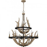 Quoizel JR5032EK Journey Chandelier 9 lights earth black Chandelier