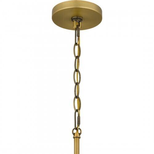 Quoizel AID5030AB Airedale Chandelier 8 lights aged brass Chandelier