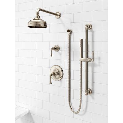 Pfister Polished Nickel Tisbury Slide Bar Kit With Hand Shower