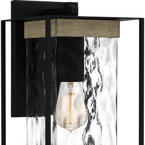 Quoizel LWD8408MBK Longwood Outdoor wall 1 light matte black. Outdoor Lantern