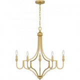 Quoizel MAB5026LG Mabel Chandelier 5 lights light gold Chandelier