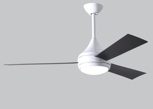 Matthews Fan DA-WH-BB Donaire wet location 3-Blade paddle fan constructed of 316 Marine Grade Stainless Steel