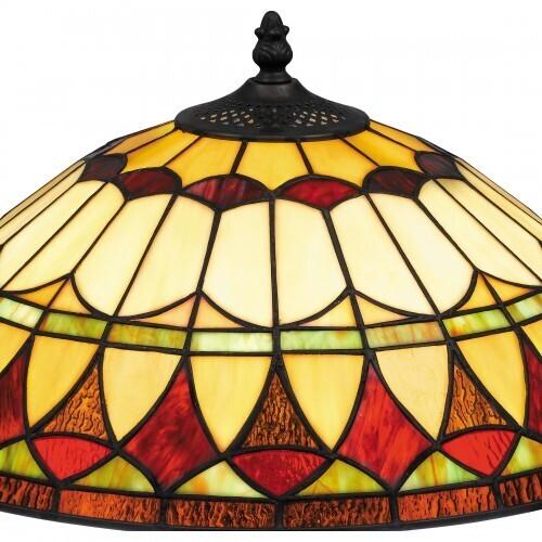 Quoizel TF16143MBK Tiffany Table lamp tiffany 2 lights matte black Table Lamp