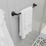McAllen 24 in. Towel Bar in Matte Black