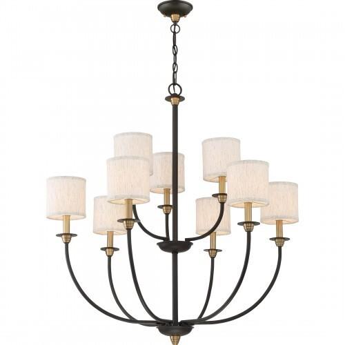 Quoizel ADY5009OZ Audley Chandelier 9 light old bronze Chandelier