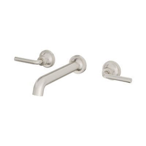 Pfister Brushed Nickel 2-handle Wall Mount Bathroom Faucet LG49-TNT2K
