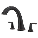 McAllen 2-Handle Roman Tub Trim in  Tuscan Bronze