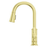 Pfister Brushed Gold 1-handle Pull-down Kitchen Faucet