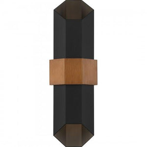 Quoizel CHS8407MBK Chasm Outdoor wall led light matte black Outdoor Lantern