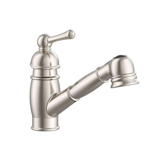 Gerber D457614SS Stainless Steel Opulence Single Handle Pull-out Kitchen Faucet