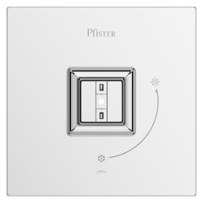 Pfister Polished Chrome Shower Valve Only Trim Without Handles