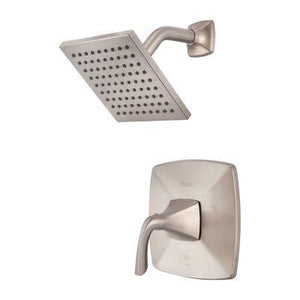 Bronson 1-Handle Shower Only Trim in Brushed Nickel