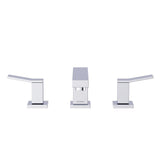 Gerber D304119 Chrome Avian Two Handle Widespread Lavatory Faucet