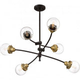 Quoizel TNC5006WT Trance 6 light chandelier western bronze Chandelier