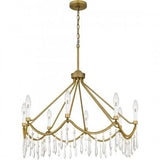 Quoizel AID5030AB Airedale Chandelier 8 lights aged brass Chandelier