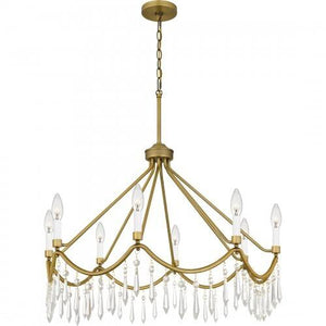 Quoizel AID5030AB Airedale Chandelier 8 lights aged brass Chandelier
