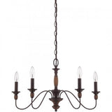 Quoizel HK5005TC Holbrook Chandelier tuscan brown 5lts Chandelier