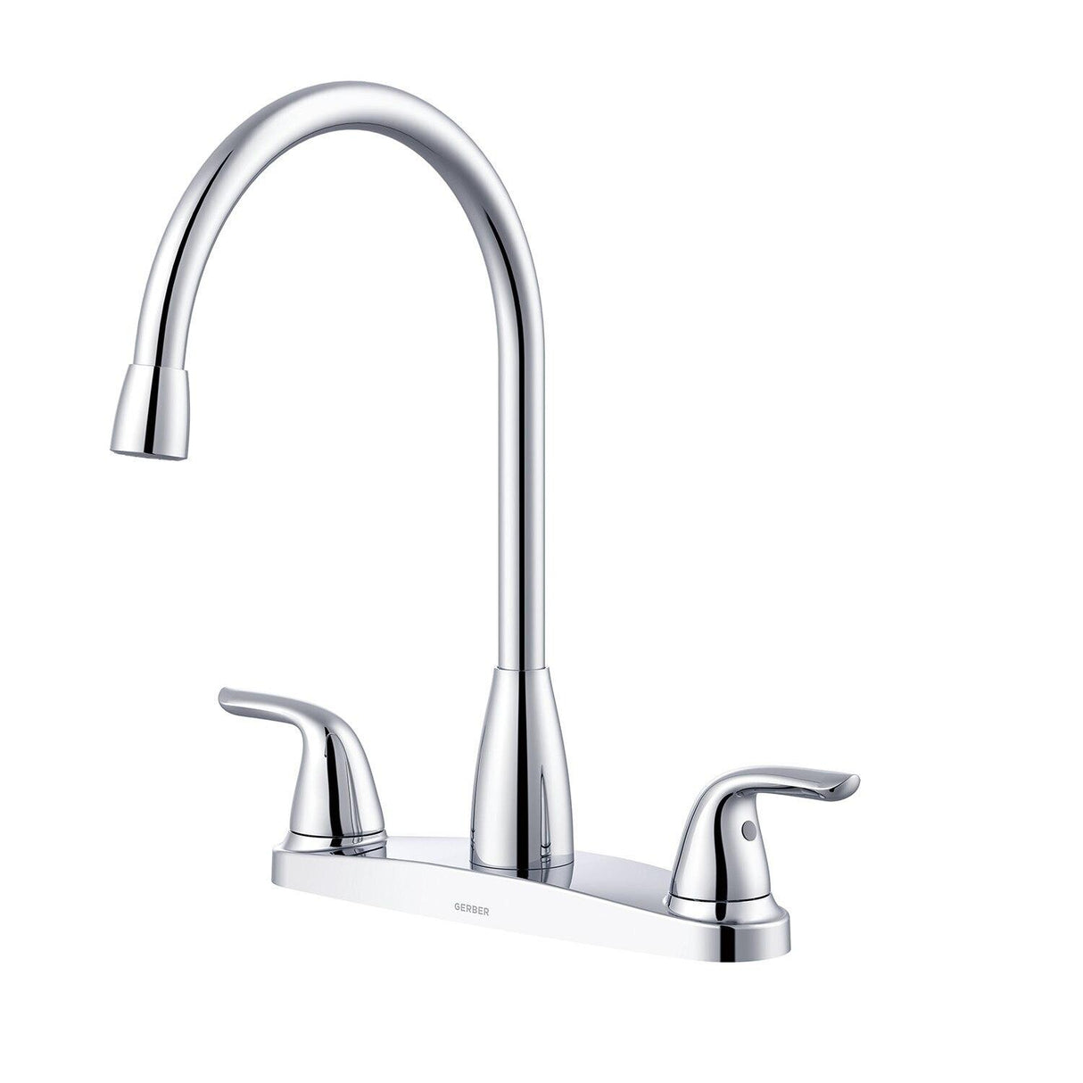 Gerber G0040168 Viper Two Handle High-arc Kitchen Faucet W/out Sidespray - Chrome