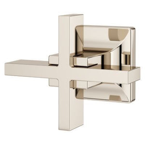 Verve Cross Robe Hook in Polished Nickel