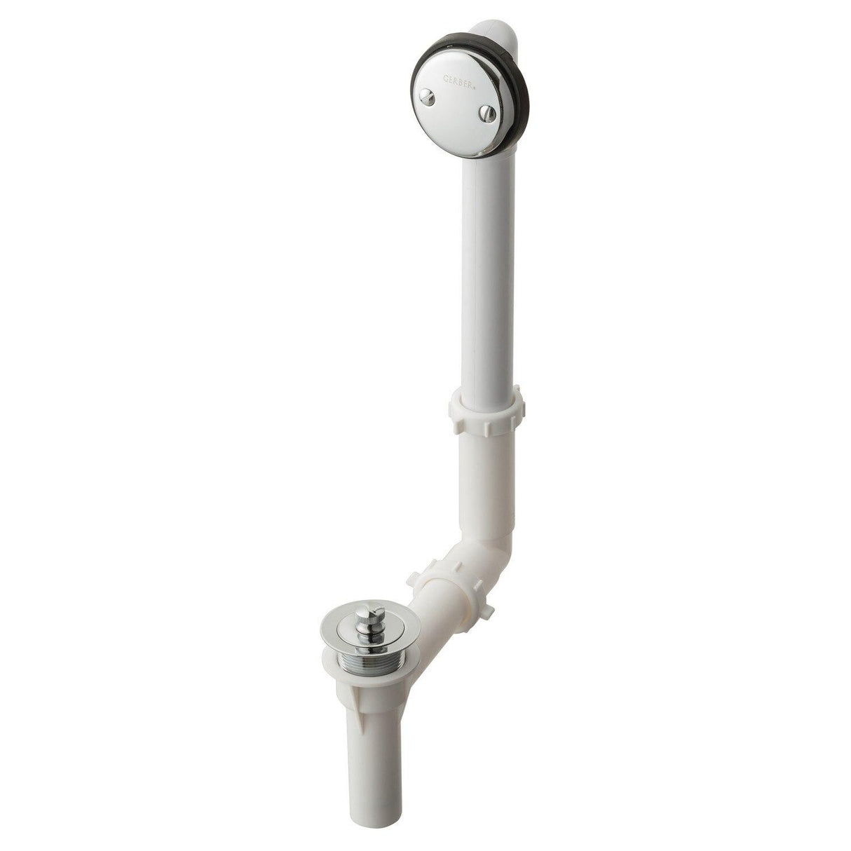 Gerber G004155176 Chrome Classics Pvc Drain In Shoe for Standard Tub With RETA...